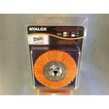 Dico Dico 7200077 4.5 in. Dia. 0.63-11 Angle Grinder Wheel Brush; Medium - Orange 7200077